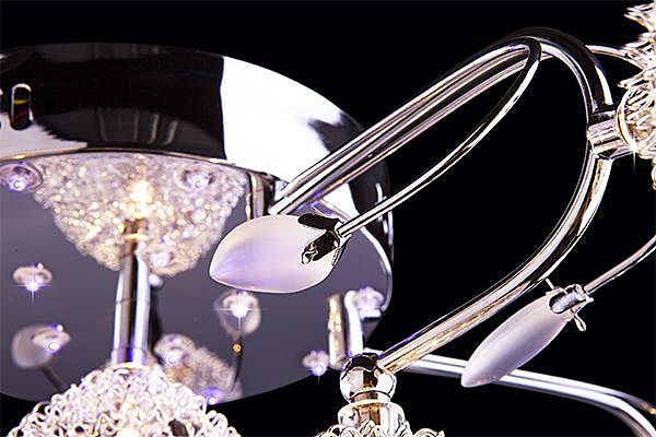 Потолочная люстра 5318 5318/11 хром/синий+красный+фиолетовый