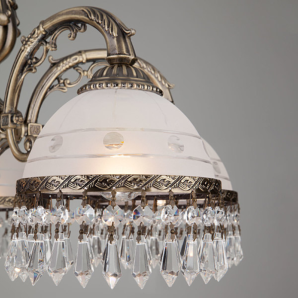 Подвесная люстра Lourence 22823/5 античная бронза