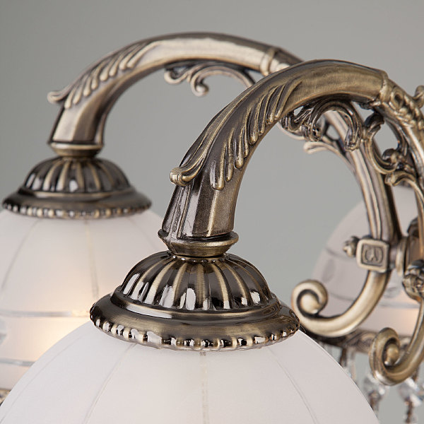 Подвесная люстра Lourence 22823/5 античная бронза