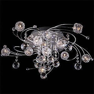 Потолочная люстра 85033 85033/11 хром/синий+красный+фиолетовый