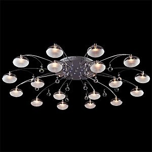 Потолочная люстра Catarina 4894/18 хром/синий+красный+фиолетовый