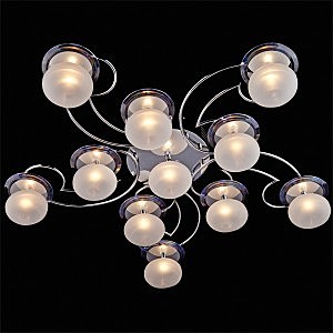 Потолочная люстра 4998 4998/11 хром/синий+красный+фиолетовый