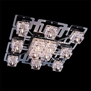 Потолочная люстра 5362 5362/12 хром/синий+красный+фиолетовый