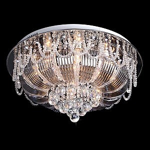 Потолочная люстра 5592 5592/10 хром/синий+красный+фиолетовый