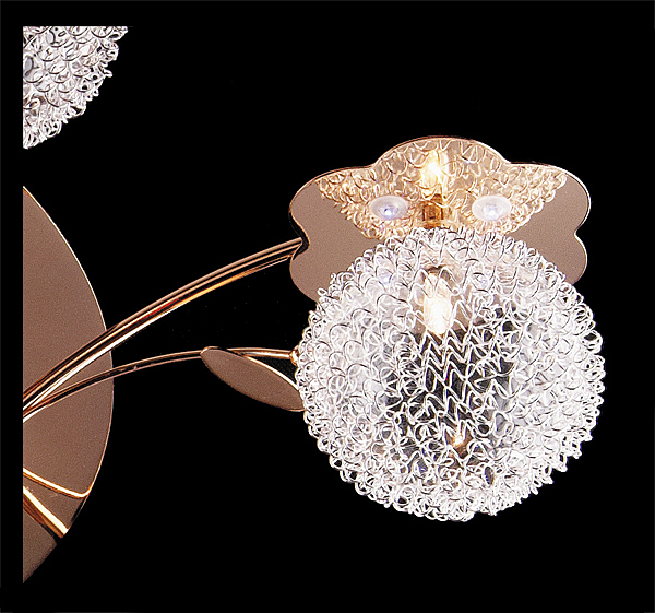 Потолочная люстра 5316 5316/12 золото/синий +красный+фиолетовый