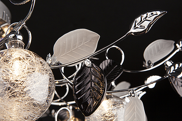 Потолочная люстра 5109 5109/13 хром/синий+красный+фиолетовый