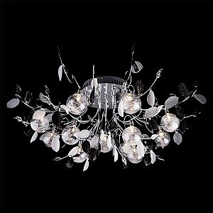 Потолочная люстра 5109 5109/13 хром/синий+красный+фиолетовый