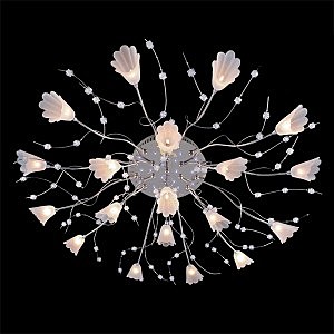 Потолочная люстра 4829 4829/19 хром/синий+красный+фиолетовый