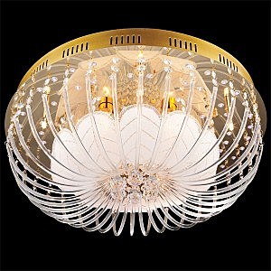 Потолочная люстра 5408 5408/12 золото/синий+красный+фиолетовый