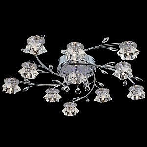 Потолочная люстра 4820 4820/11 хром/красный+синий+фиолетовый