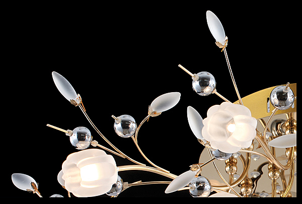 Потолочная люстра 5117 5117/16 золото/белый