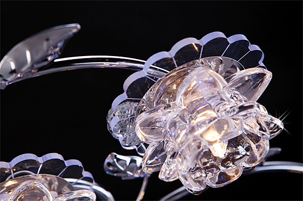 Потолочная люстра 4895 4895/13 хром/синий+красный+фиолетовый