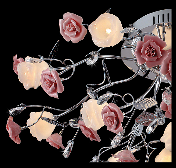 Потолочная люстра 5116 5116/13 хром/белый