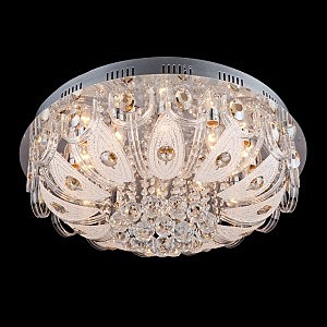 Потолочная люстра 5573 5573/12 хром/белый