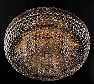 Потолочная люстра 1310 1310/7 золото/прозрачный хрусталь Strotskis