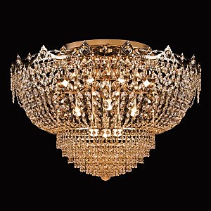 Потолочная люстра 3407 3407/15 золото Strotskis