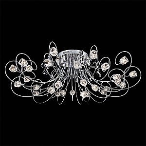 Потолочная люстра 5127 5127/30 хром/синий+красный+фиолетовый