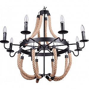 Подвесная люстра Marsiglia A8956LM-8BK