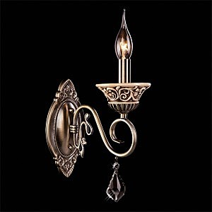 Настенное бра 3160 3160/1 античная бронза/хрусталь Strotskis