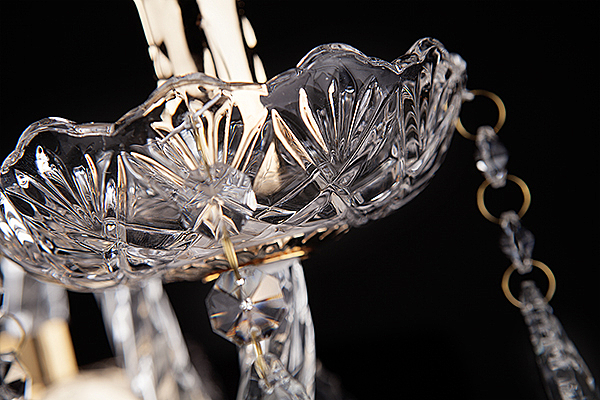 Настенное бра 3500 3500/1 золото/прозрачный хрусталь Strotskis