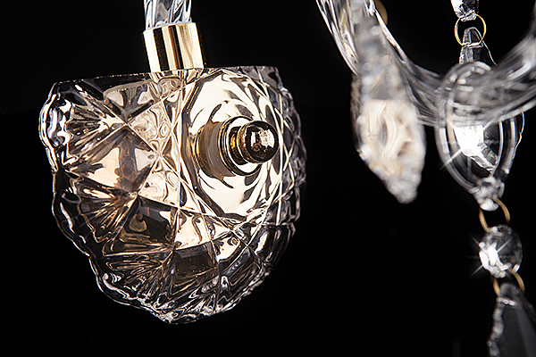 Настенное бра 3500 3500/1 золото/прозрачный хрусталь Strotskis