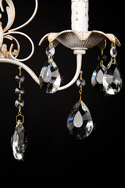 Бра Eurosvet  3113/1 белый с золотом/прозрачный хрусталь Strotskis