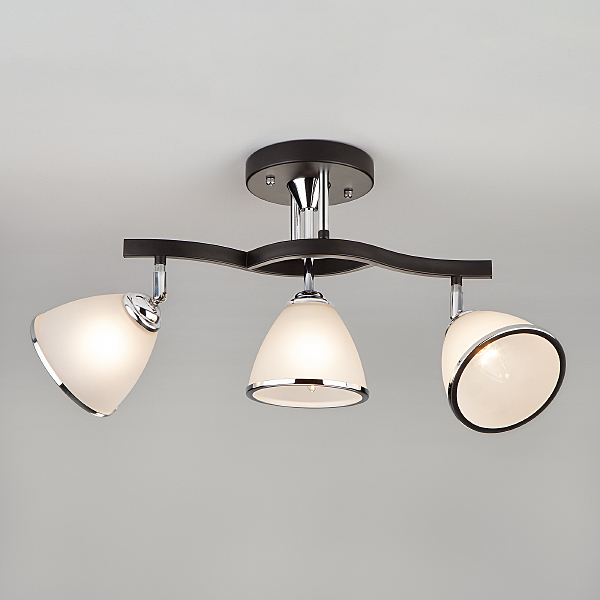 Потолочная люстра Ontario 9612/3 хром/венге