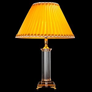 Настольная лампа 3190 3192/1T прозрачный/желтый Strotskis