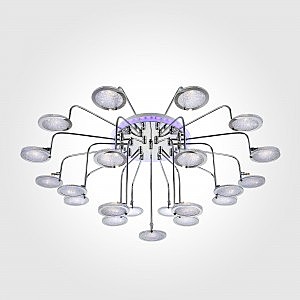 Потолочная люстра Spider 80109/21 хром/синий+фиолетовый