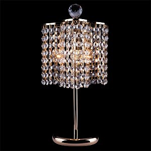 Настольная лампа 1210 1210/3T золото/прозрачный хрусталь настольная лампа Strotskis