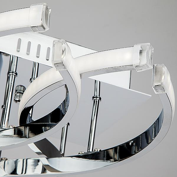 Светильник потолочный Plisse 90051/8 хром 48W