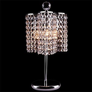 Настольная лампа 1210 1210/3T хром/прозрачный хрусталь настольная лампа Strotskis