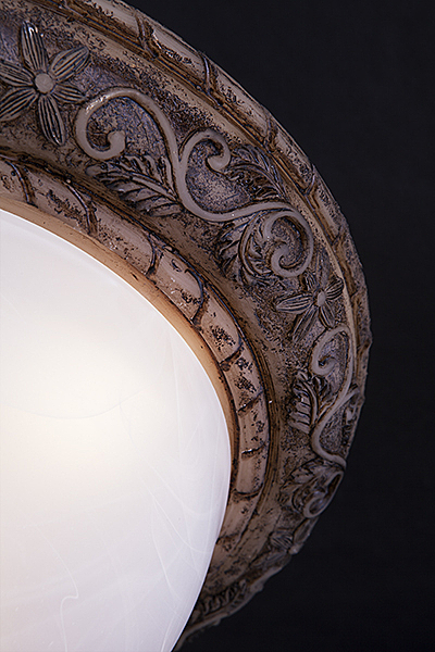 Светильник потолочный 7172 7172/3 коричневый/белый