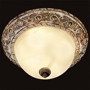 Светильник потолочный 7172 7172/3 коричневый/белый