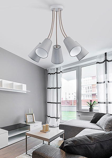 Потолочная люстра Wire Gray 2101 Wire Gray