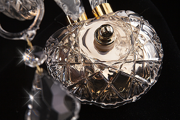 Настенное бра 3500 3500/2 золото/прозрачный хрусталь Strotskis