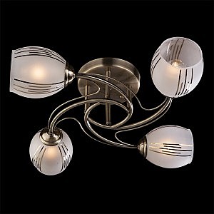 Потолочная люстра 9652 9652/4 античная бронза