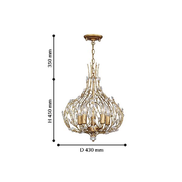 Подвесная люстра Batun 2020-5P