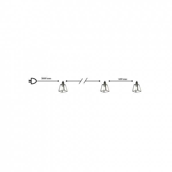 Уличный подвесной светильник Luminas 2044-10P