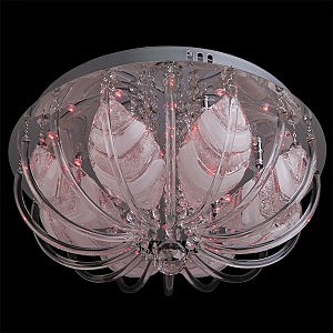 Потолочная люстра 5577 5577/8 хром/синий+красный+фиолетовый