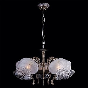 Подвесная люстра 22740 22740/5 античная бронза