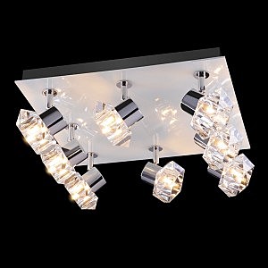 Светильник спот 25332 25332/8 хром/белый