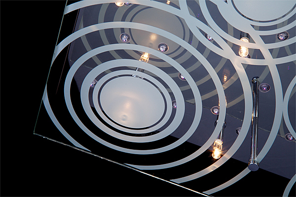 Потолочная люстра 5181 5181/10 хром/синий+красный+фиолетовый