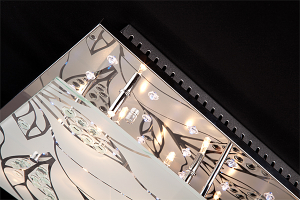 Потолочная люстра 5188 5188/9 хром/синий+красный+фиолетовый