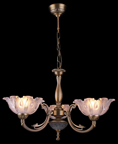 Подвесная люстра 89376 89376/3 античная бронза