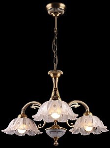 Подвесная люстра 89376 89376/3 античная бронза