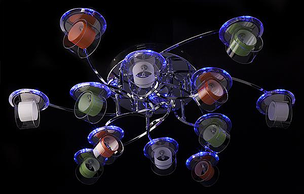 Потолочная люстра 0174 0174/12 хром