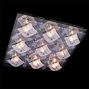 Потолочная люстра 7145 7145/9 хром/синий