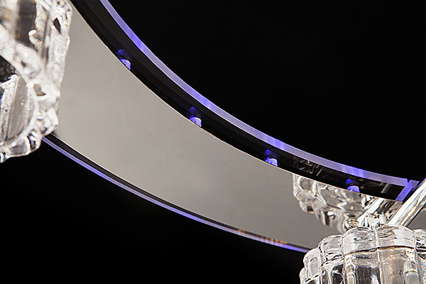 Потолочная люстра 4975 4975/9 хром/синий+красный+фиолетовый