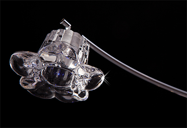 Потолочная люстра 4821 4821/9 хром/синий+красный+фиолетовый